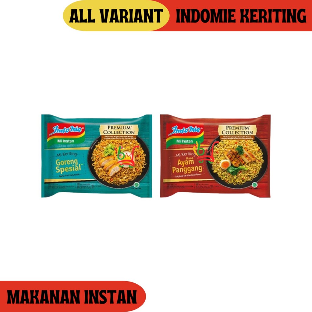 

Indomie Premium Collection Mie Keriting All Variant