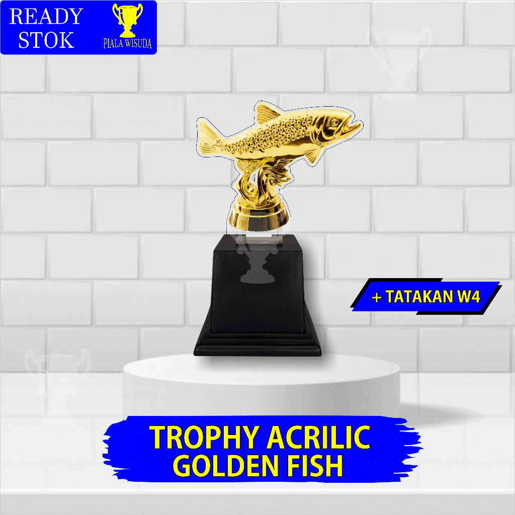 Piala Wisuda PIALA AKRILIK  ( MODEL IKAN )