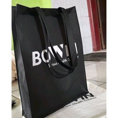 Tote Bag Canvas Custom / Cathleeya / Sablon Totebag Kanvas / Banyak Pilihan Warna Tas ToteBag / Tote