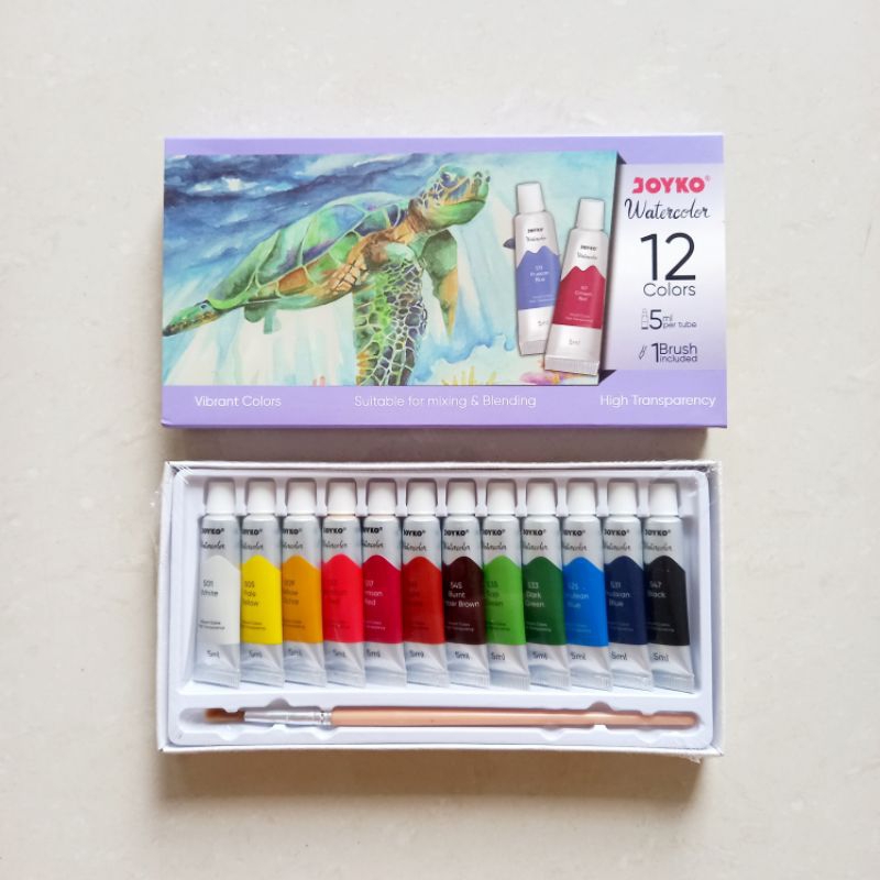 

[ MURAH ] Cat Air Watercolor 12 Warna Joyko WC-4-12 SF6