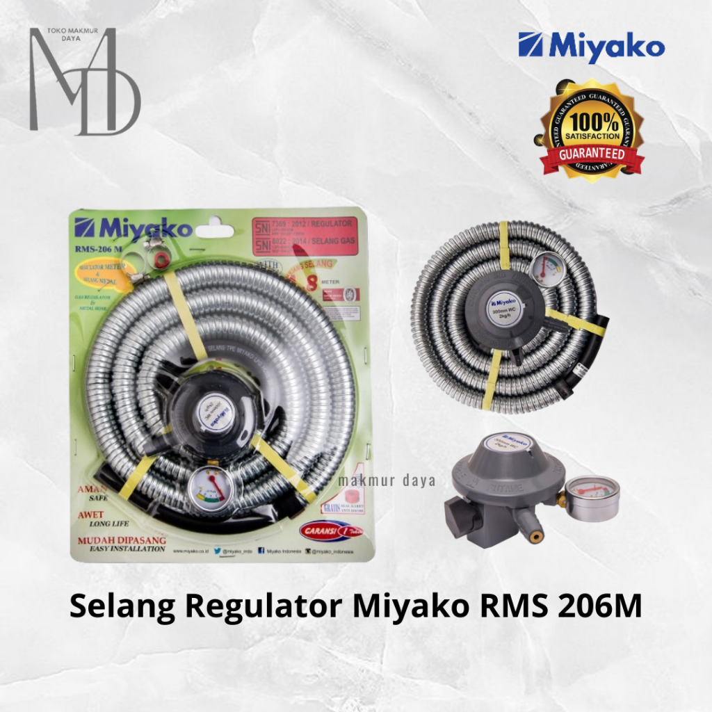 Regulator Selang Miyako RMS 206 / RMS206 Reg Gas RMS-206 Original