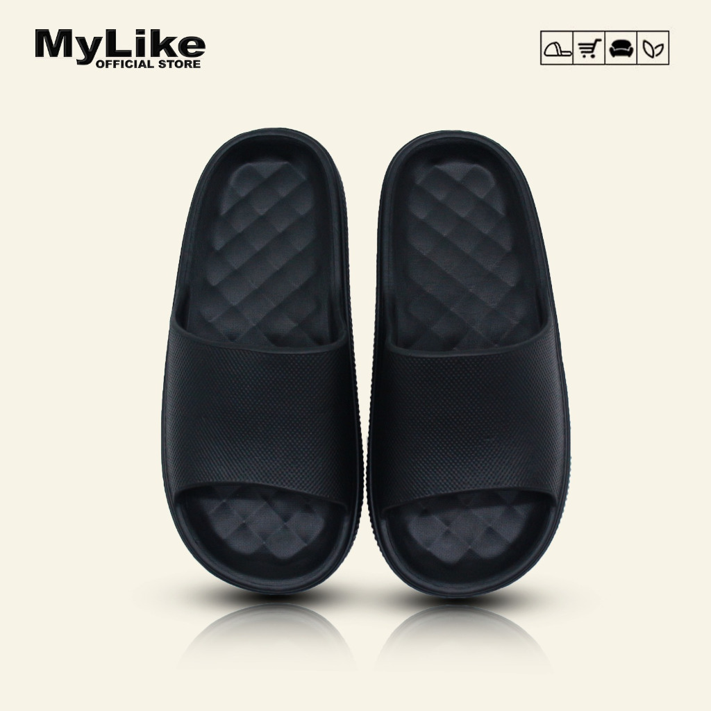 MYLIKE - Sandal Selop Pria Polos Empuk Karet EVA