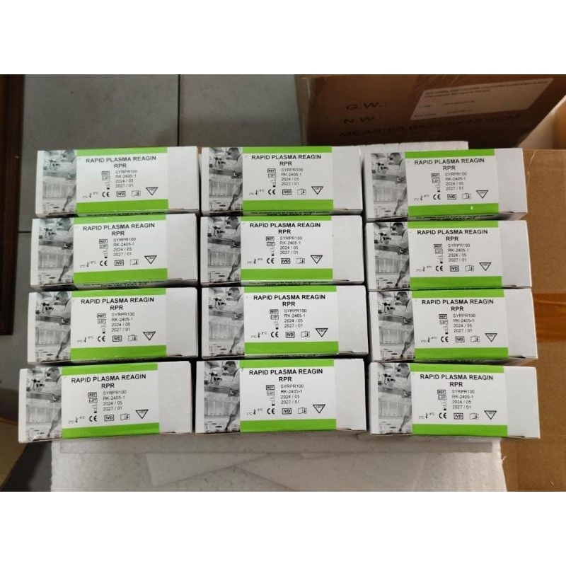 RPR 100T Fortress Diagnostic RPR Carbon Kit Test RPR FORTRESS DIAGNOSTICS MURAH