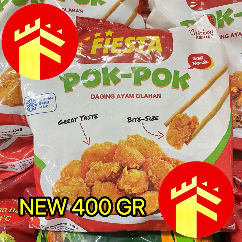 

FIESTA POK POK 400 GR POPCORN CHICKEN 400 GR