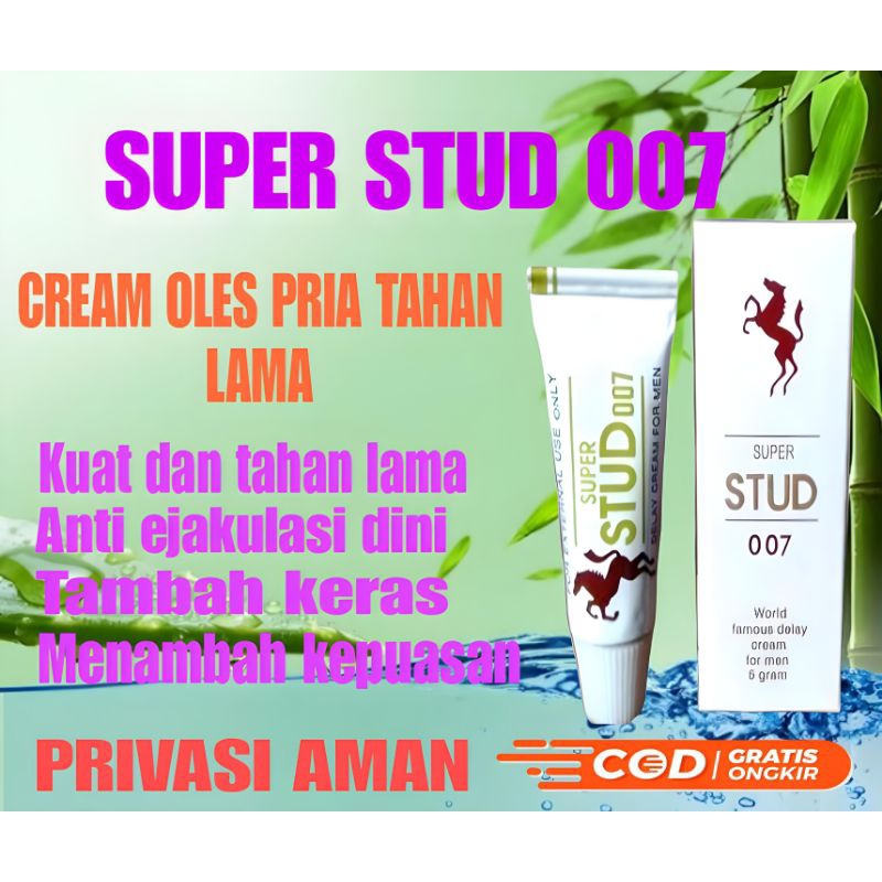 SUPER STUD 007 OBAT KUAT PRI DEWASA CREAM OLES ORIGINAL KUAT TAHAN LAMA AMPUH ANTI EJAKULASI DINI OB