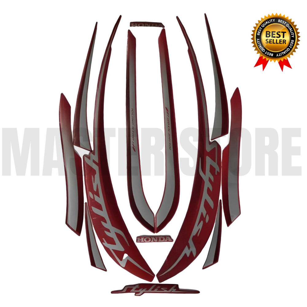 STIKER STRIPING LIS BODY SCOOPY STAYLISH 2019 LIS LES MOTOR SCOOPY STAYLISH 2019