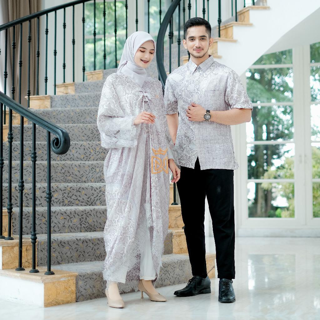 COUPLE KAFTAN VISCOSE LACE by Diana Batik