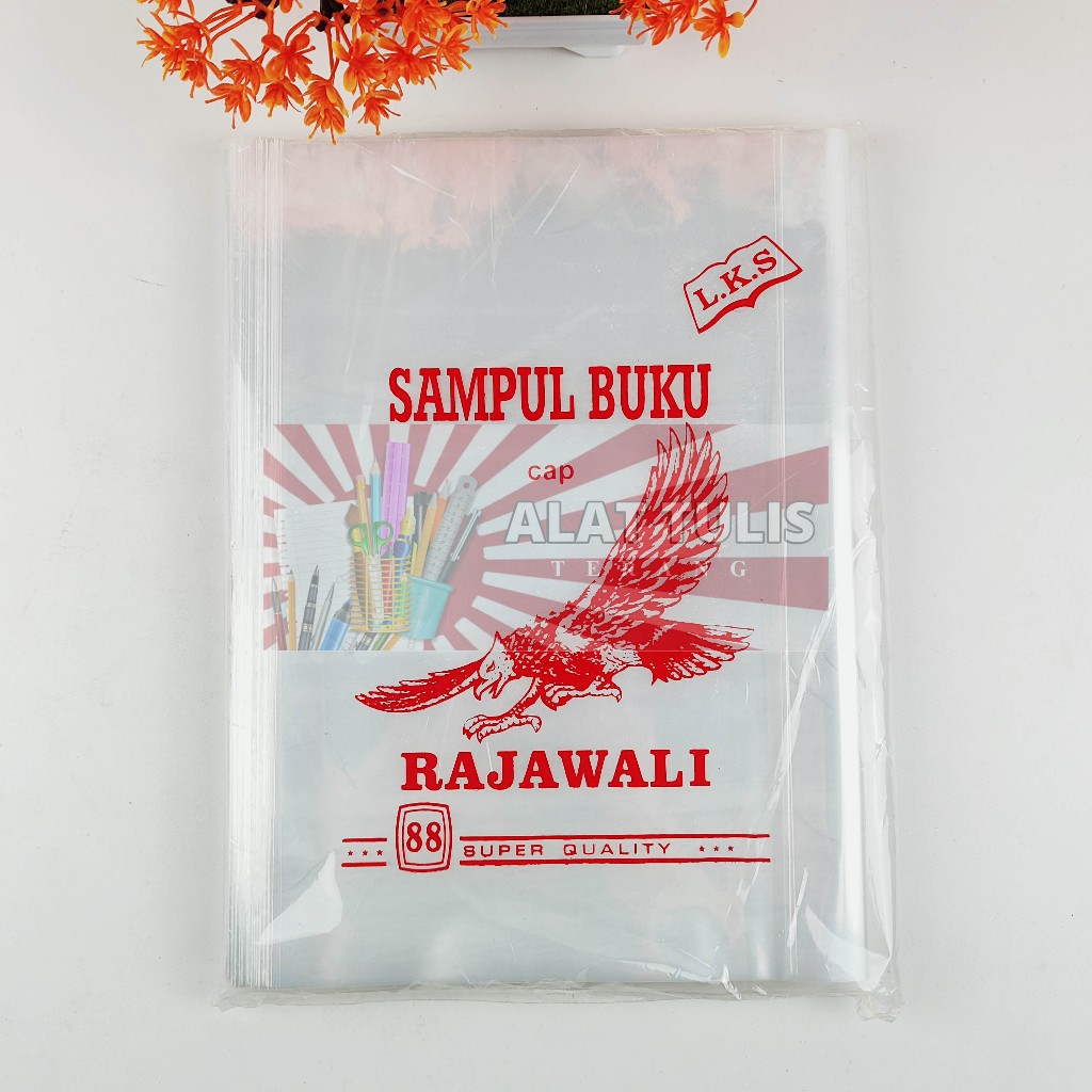 

100Lembar Sampul Buku Plastik LKS Bening Lembar Kualitas Super