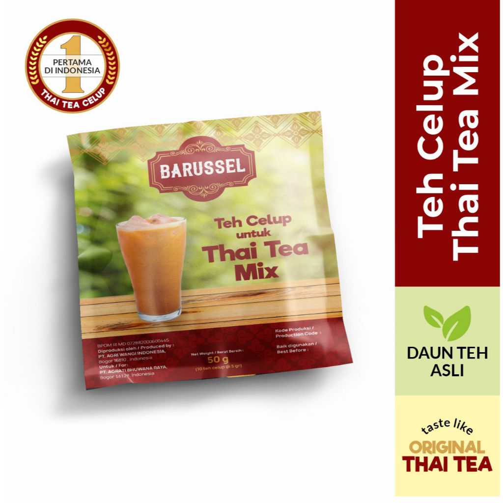 

BARUSSEL Teh Celup Untuk Thai Tea Mix