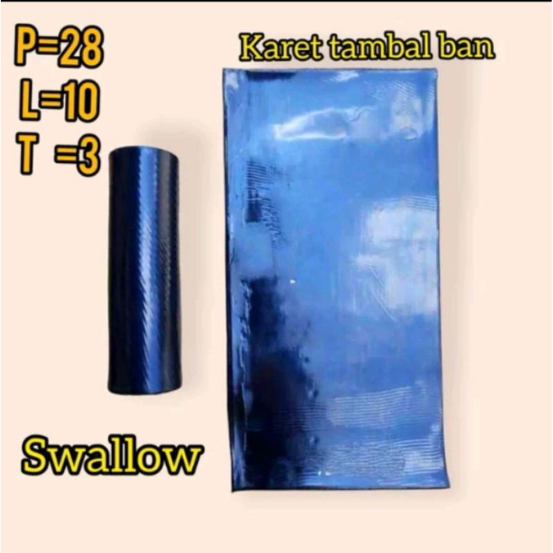 karet tambal ban/kanisir tambal ban motor/mobil