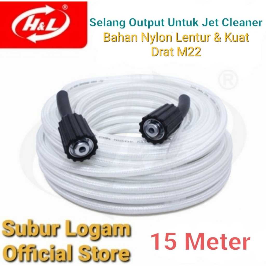 Selang Jet Cleaner 15 Meter Alternatif untuk Reaim 350Bar 350 Bar XHJ001 XHJ 001 Realm 15M