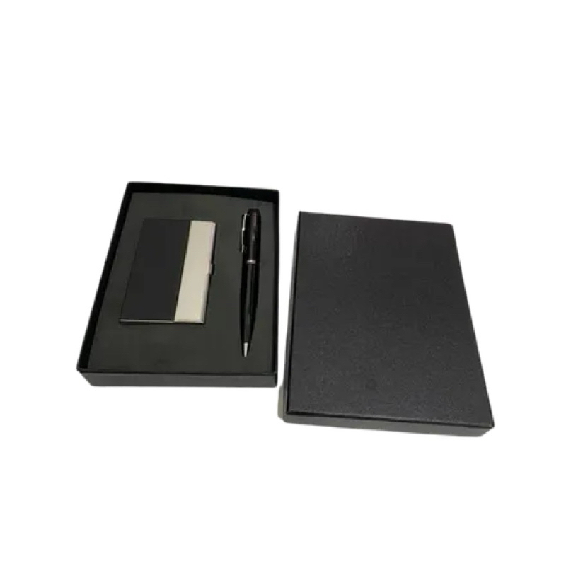 

D3W! Free Custom Nama Logo perusahaan Giftset 2in1 Pena TW dan Namecard N621 Polos N620 Kotak