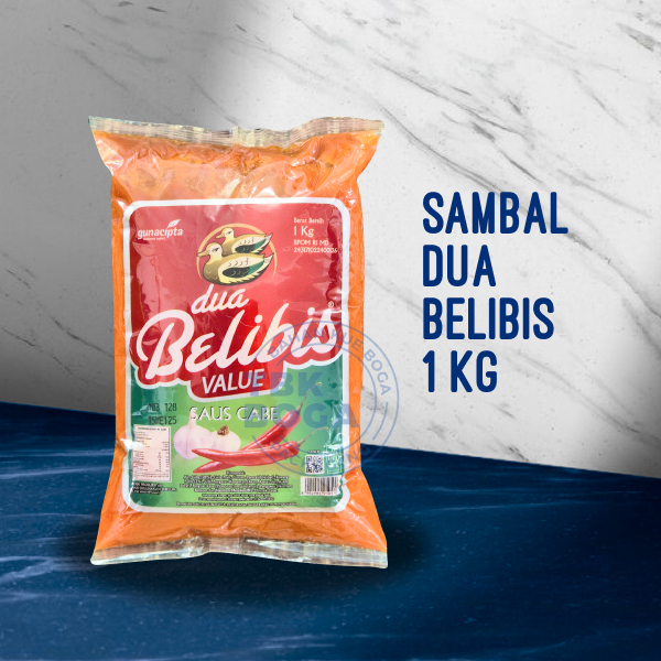 

Saus Dua Belibis ( 1 kg ) Sambal Value Pedas Hot Cabe Cabai Sauce
