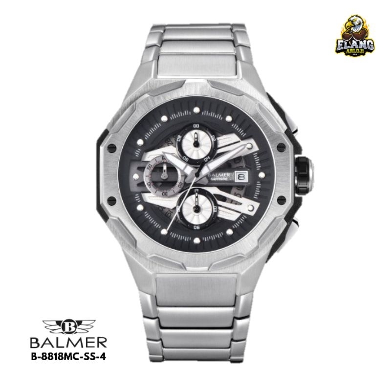 JAM TANGAN PRIA BALMER B-8818MC-SS 4 ORIGINAL