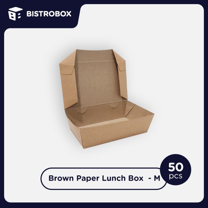 BistroBox / Brown Paper Lunch Box Forming / Eco Friendly