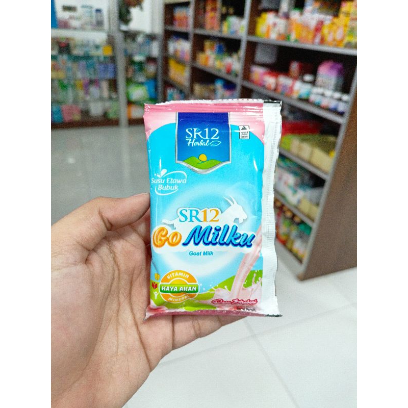 

SR12 Go milku susu etawa sachet rasa strawberry @ per sachet