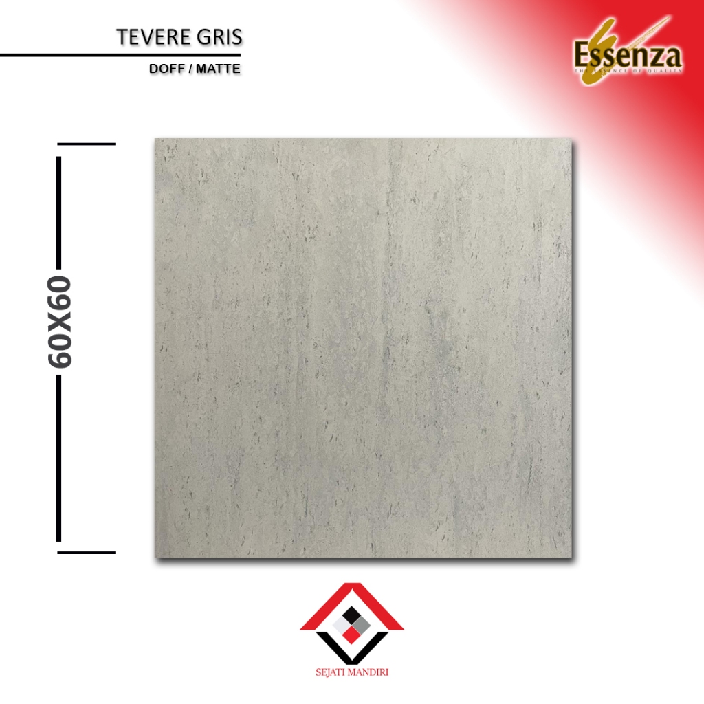 granit 60x60 - motif serat kayu - essenza tevere gris
