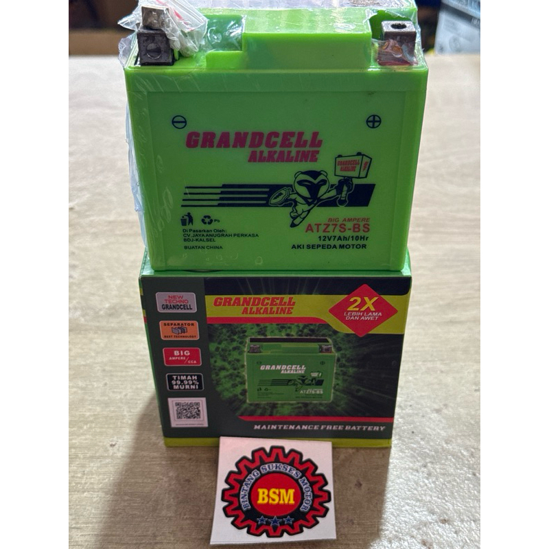 Aki Alkaline Kering ATZ7S 7Ah Motor Vario 125 Old New Vario 150