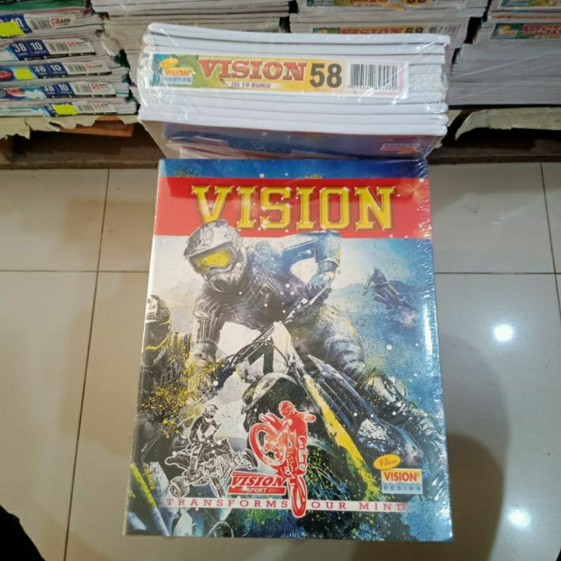 

BUKU TULIS MOTIF COWO VISION 58 LEMBAR KERTAS.