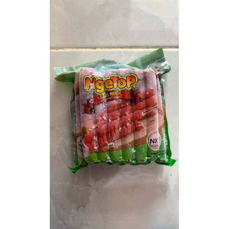 

ngetop sosis ayam merah 500gr