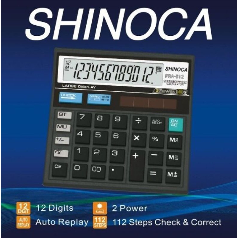 

Kalkulator Shinoca Pra 512 12 Digit