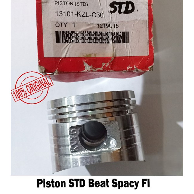 13101-KZL-C30 Piston STD Honda Beat Fi 2012, Spacy Fi 2013,  Scoopy Esp 2015, Vario 110 Esp AHM ORI