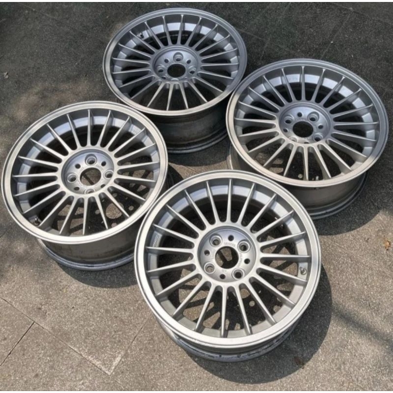Velg Original Alpina Ring 16. Made in Germany. Lebar 7. Et 28. Pcd 4x100. For BMW E30