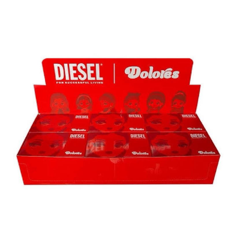 [ HEARTILY STORE ] 1 BOX SET isi 6pcs DIESEL X DOLORES BLIND BOX FIGURE DIESEL DOLORES