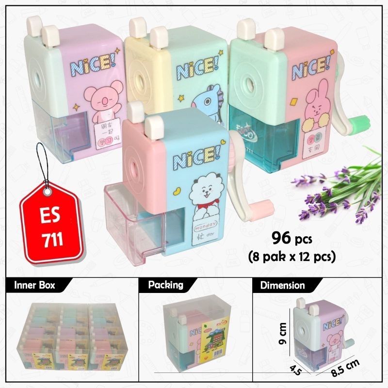 

Serutan pensil / Rautan Meja / Rautan putar / Serutan putar meja/ serutan murah