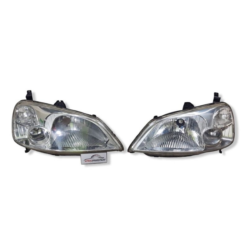 Headlamp lampu depan mobil Honda Civic Century / Civic ES / Civic Vtis 2001 - 2004 Non Facelift