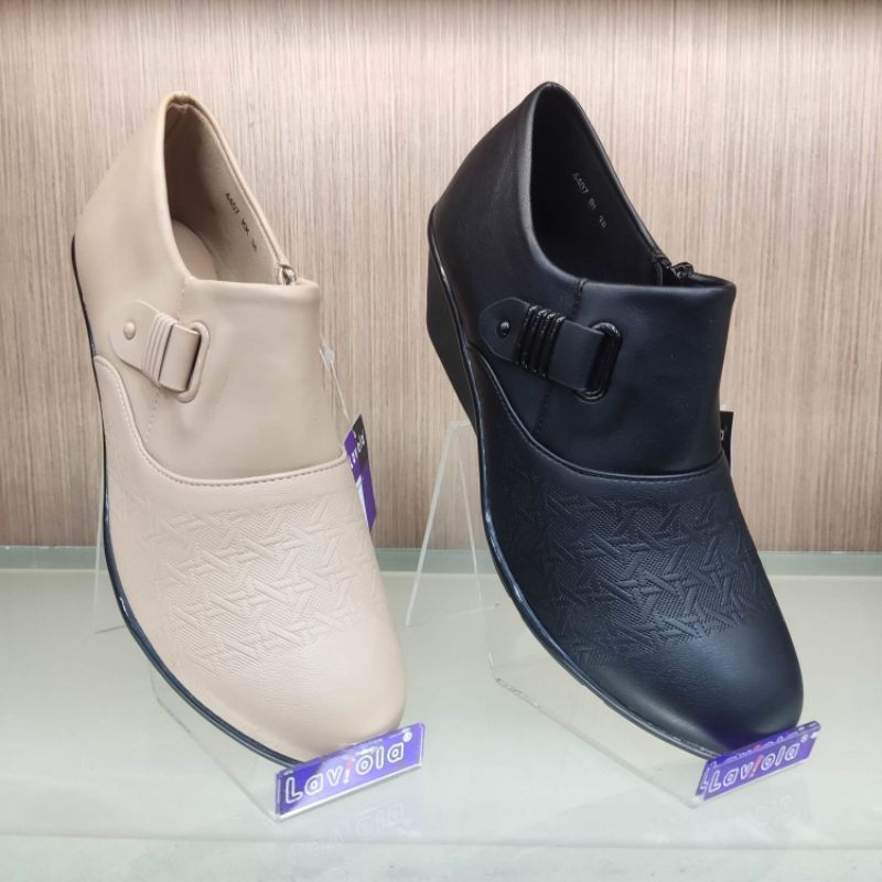 LAVIOLA SHOES ORIGINAL❗Sepatu Formal Wanita Boots Wedges 5cm