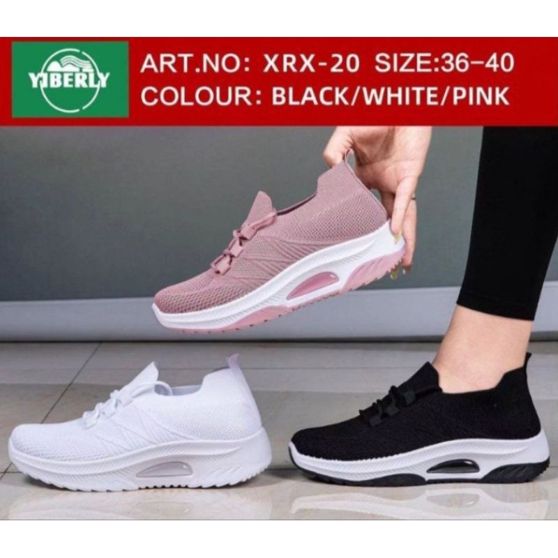 sepatu import cewek/ori kdm/sepatu rajut cewek import/slip on ori olivia