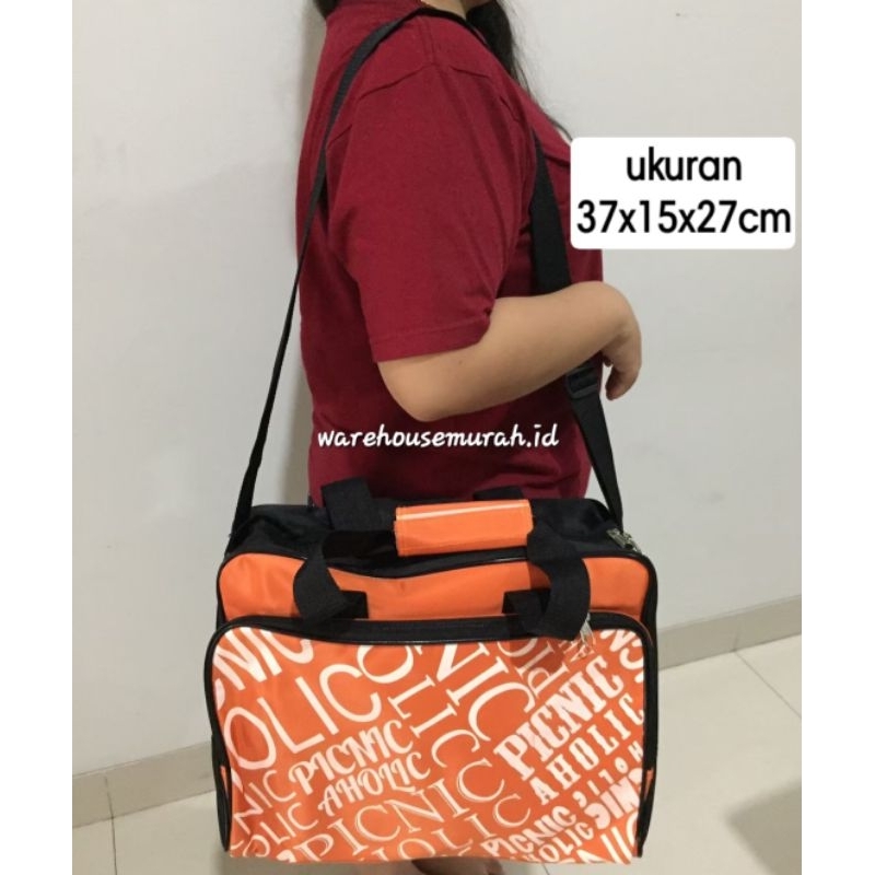 TAS PICNICAHOLIC BESAR - Tas Minggat Tupperware (1pc)