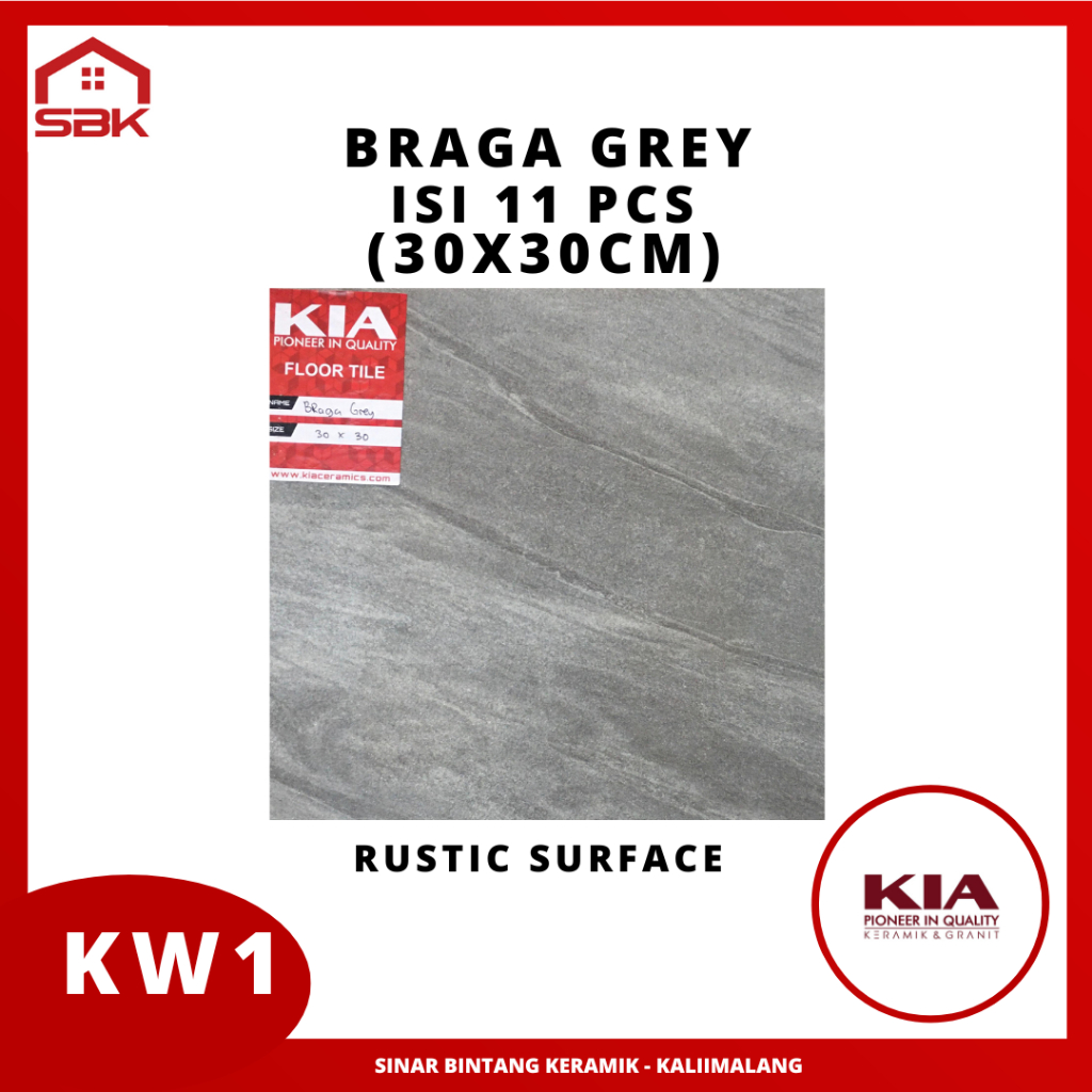 Keramik Lantai Teras 30x30 Braga