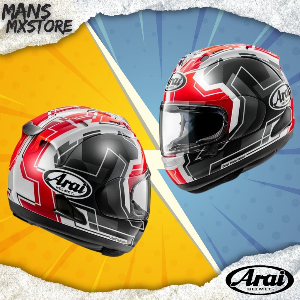 ARAI RX7X REA SB2 RED HELMET ORIGINAL FULL FACE HELM, ARAI