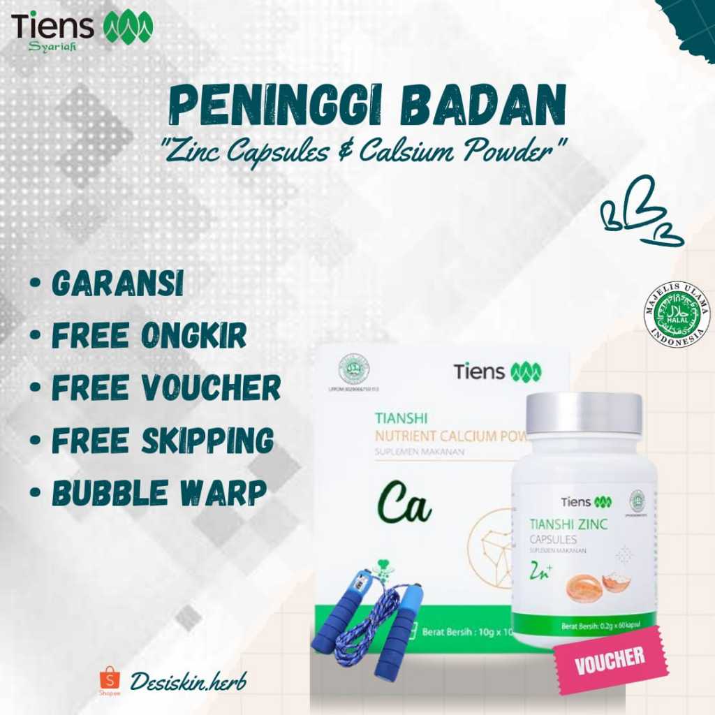 [COD] Peninggi Badan Terbaik Tiens COD - Original BPOM - Super Grow Up - Hypergrow - Height up