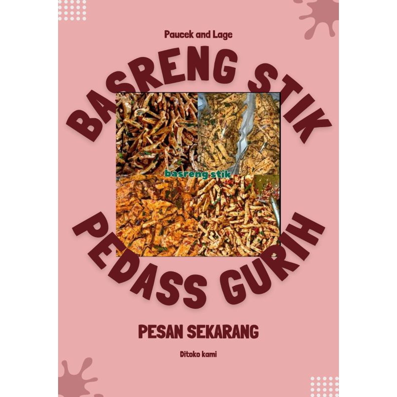 

Basreng pedas daun jeruk kering isi 1 kg