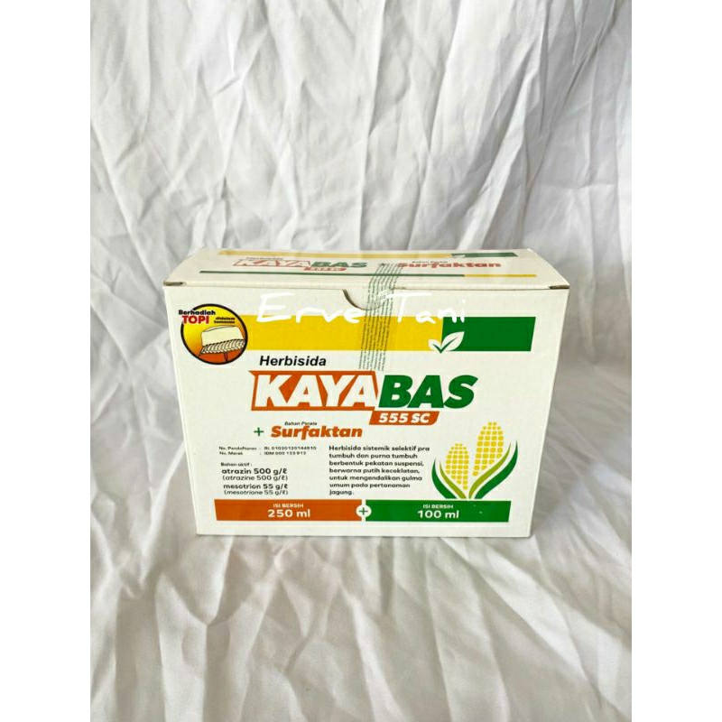 HERBISIDA KAYABAS 555 SC KEMASAN 250 + 100 ML / PESTISIDA RACUN RUMPUT / HERBISIDA SISTEMIK SELEKTIF