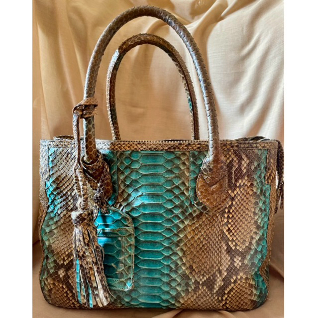 Tas Kulit Preloved Asli Kulit Ular