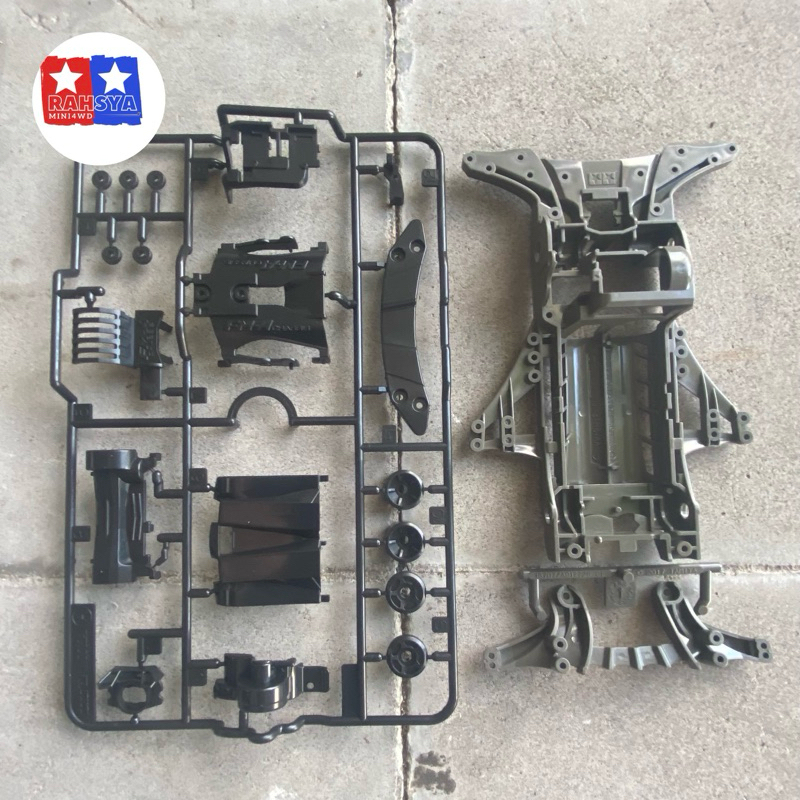 Tamiya Chassis FMA F-MA Warna Abu Abu Solid / Olive Gray (Bukan metallic grey) Original Loss Kit
