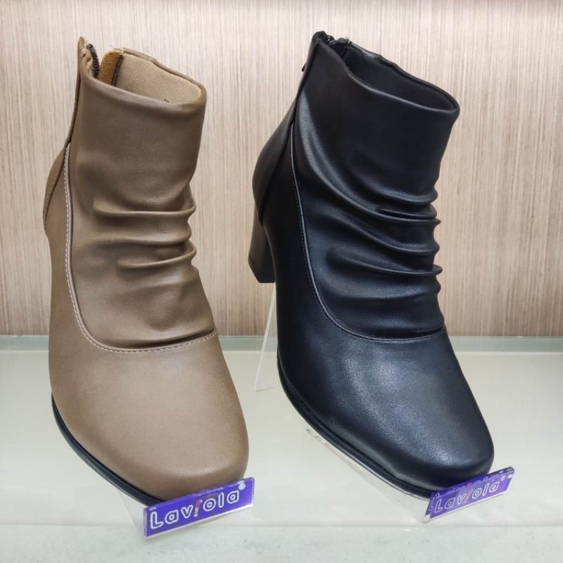 LAVIOLA SHOES ORIGINAL❗Sepatu Formal Wanita Boots Heels 5cm