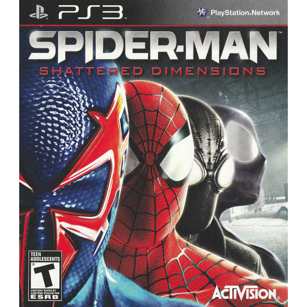 KASET GAME PS3 PKG SPIDERMAN SHATTERED DIMENSIONS