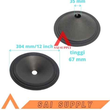 KODE L56X KERTAS SPEAKER 12INCH DAUN SPEKER 12 IN KERTAS SPIKER 12INCH DAUN KERTAS SPEAKER 12IN WOOF