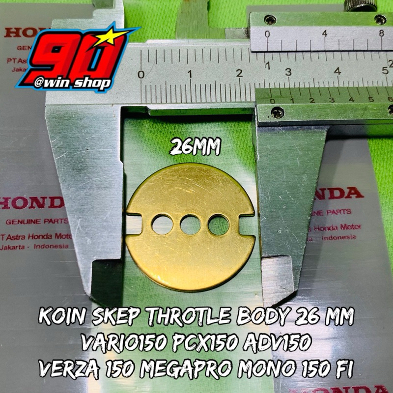koin coin throtle body 26mm Vario 150 Pcx 150 Adv 150 verza megapro mono Fi throtlebody TB