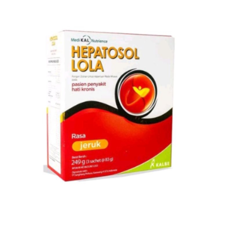 

HEPATOSOL LOLA Nutrisi untuk gangguan fungsi hati