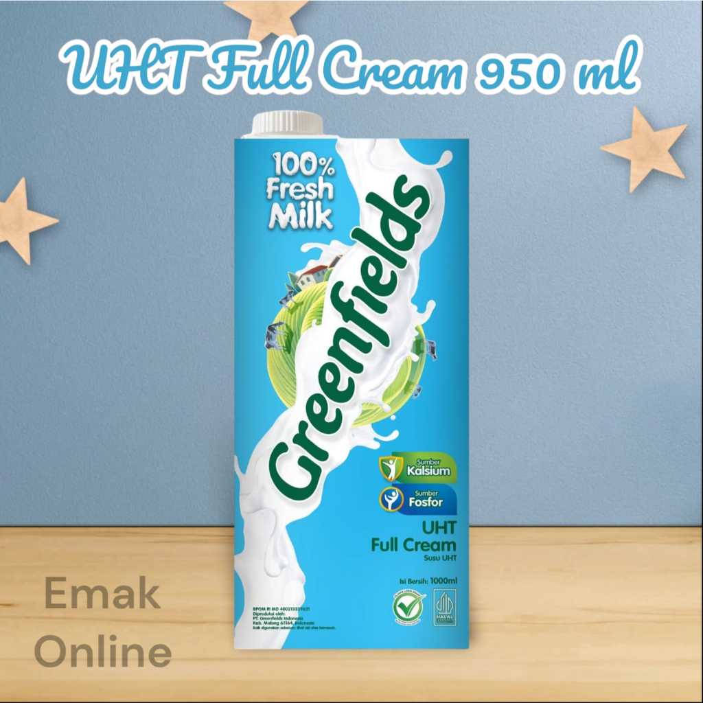 

Susu UHT Greenfields Full Cream 950 ML