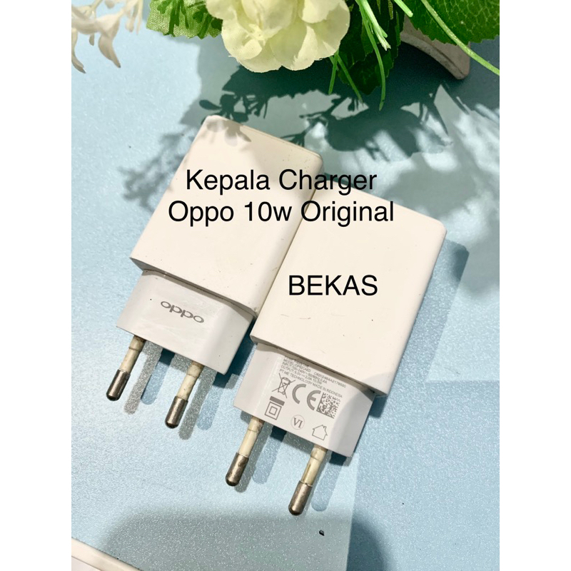Batok/kepala Charger OPPO 2A (10watt) Original cabutan hp (seken)