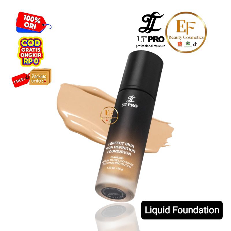 LT PRO HD Perfect Skin High Definition Foundation - Foundation Cair 100% ORIGINAL