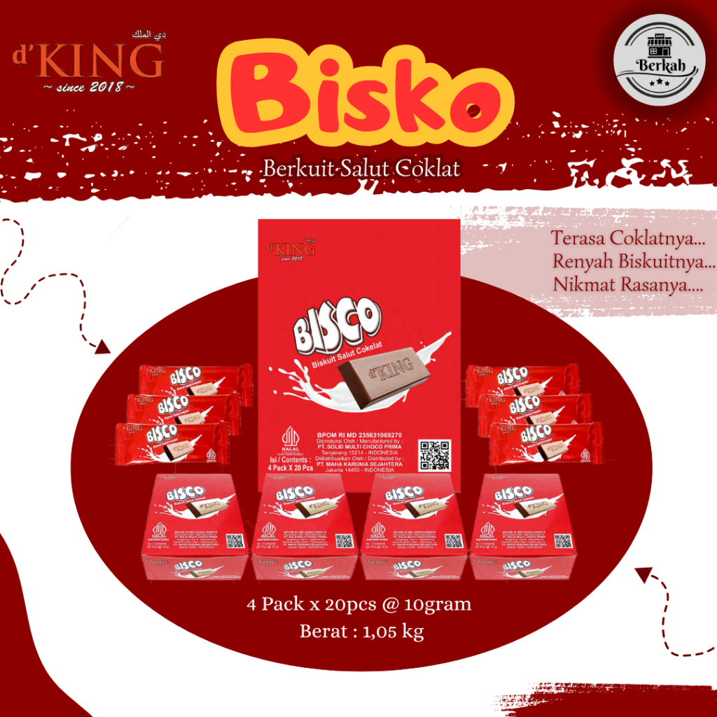 

Coklat Bisco [Perdus Isi 4 Pack] - Ready Stok dan BPOM Terjamin