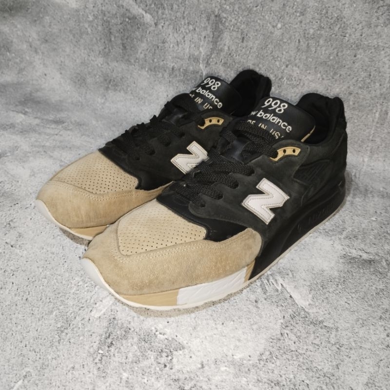 Sepatu New Balance 998 x Premier M998PRMR (Black/Brown) Original Depatu